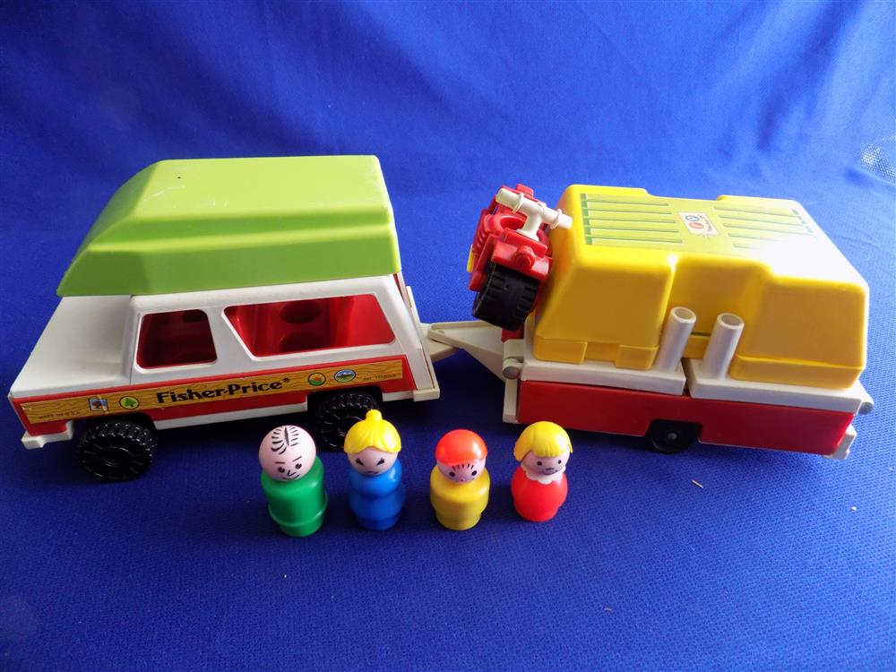Fisher Price Little People Pop Up Camper #992 1979 picture 19386