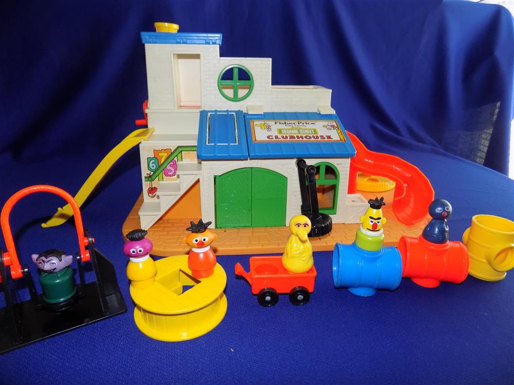 Fisher Price Sesame Street Clubhouse #937 Excellent picture 19400