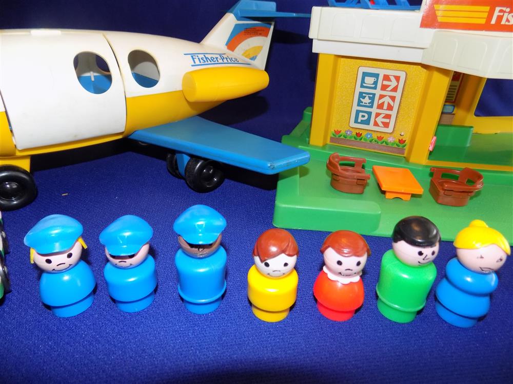 Fisher Price Little People #2502 Jetport Incomplete picture 20377