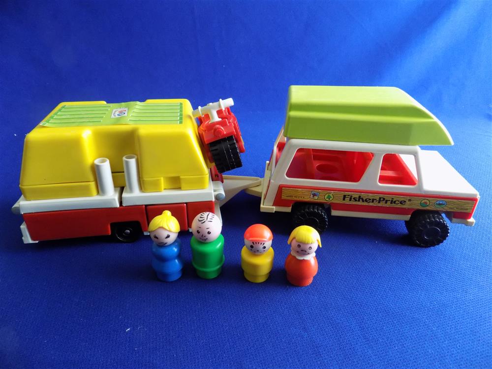 Fisher Price Little People Pop Up Camper #992 Near Mint picture 20386