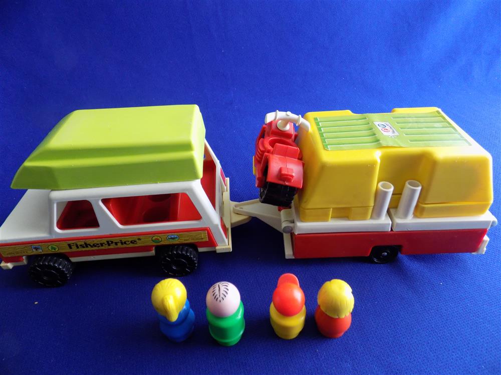 Fisher Price Little People Pop Up Camper #992 Near Mint picture 20387