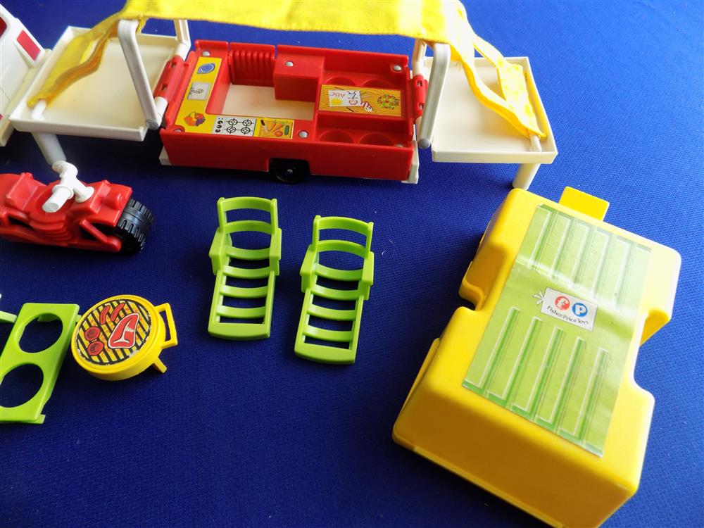 Fisher Price Little People Pop Up Camper #992 Near Mint picture 20388