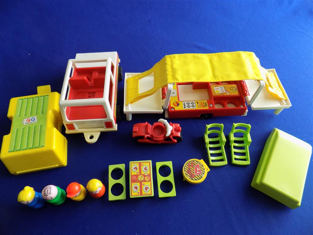 Fisher Price Little People Pop Up Camper #992 Near Mint picture 20394