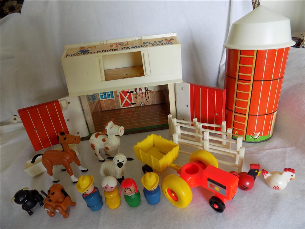 Fisher Price Little People Farm #915 Hex Animals picture 21426