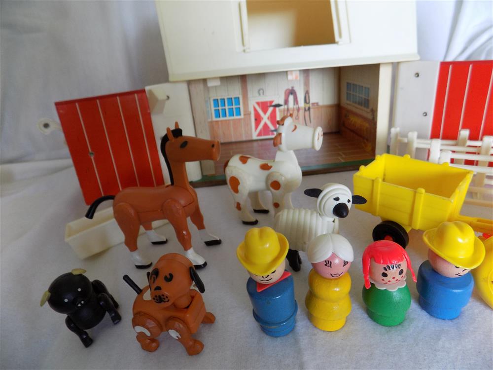 Fisher Price Little People Farm #915 Hex Animals picture 21428
