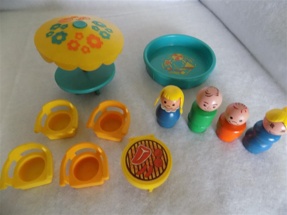 Fisher Price Little People Play Family Patio Set #726 picture 21424