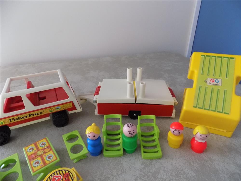 Fisher Price Little People Play Family #992 Pop-Up Camper picture 23640