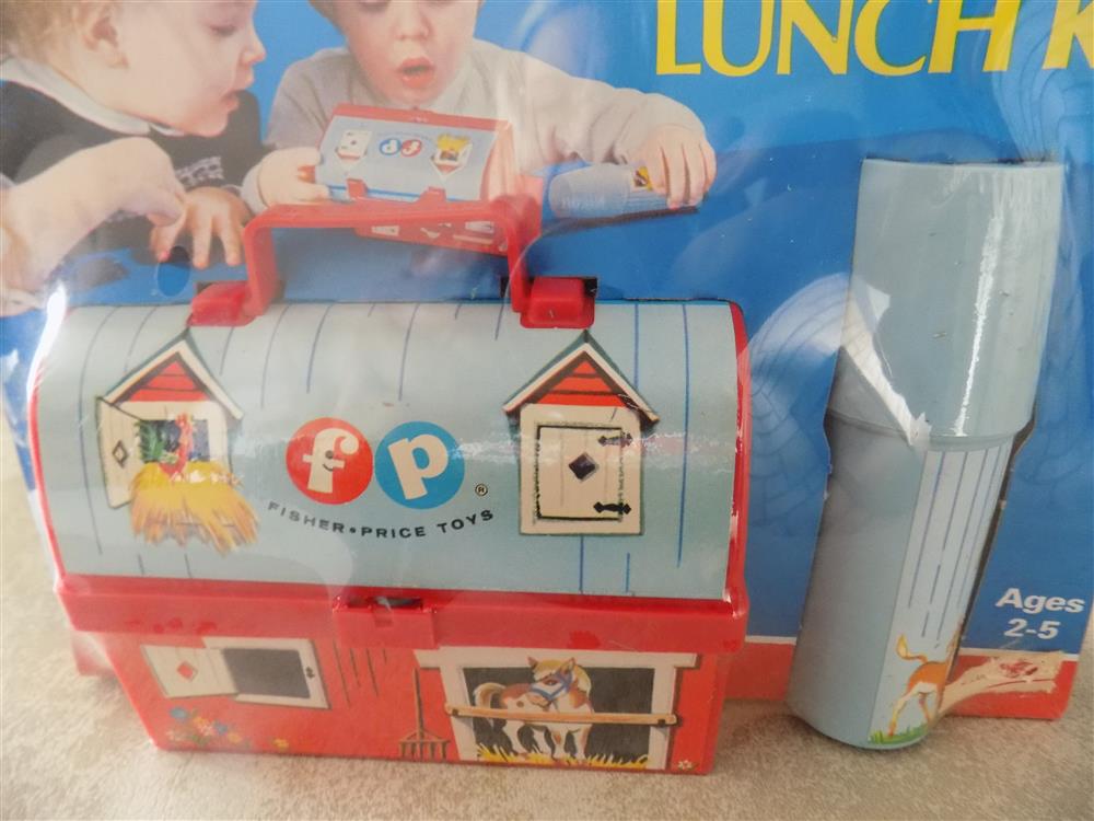 Fisher Price Toy Lunch Kit Little People #549 Vintage MIB picture 23681