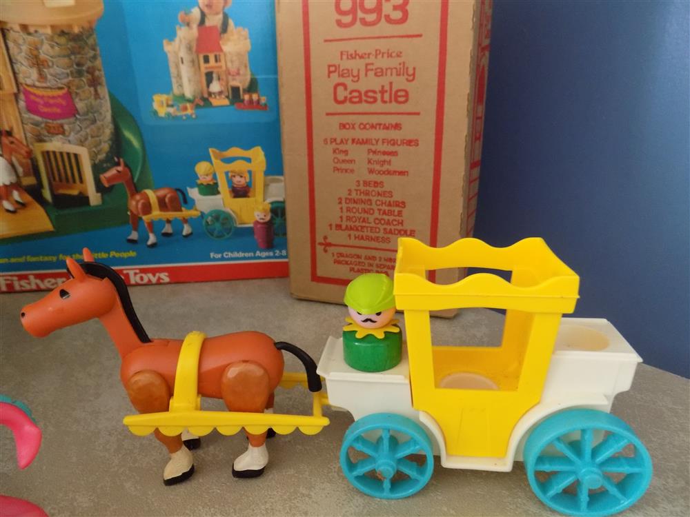 Fisher Price Little People Play Family Castle #993 Near Mint with both boxes picture 23750