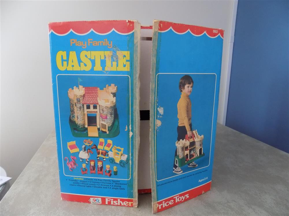 Fisher Price Little People Play Family Castle #993 Near Mint with both boxes picture 23759