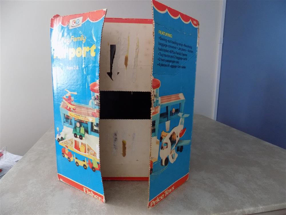 Fisher Price Little People Play Family Airport #993 With both Boxes picture 23791