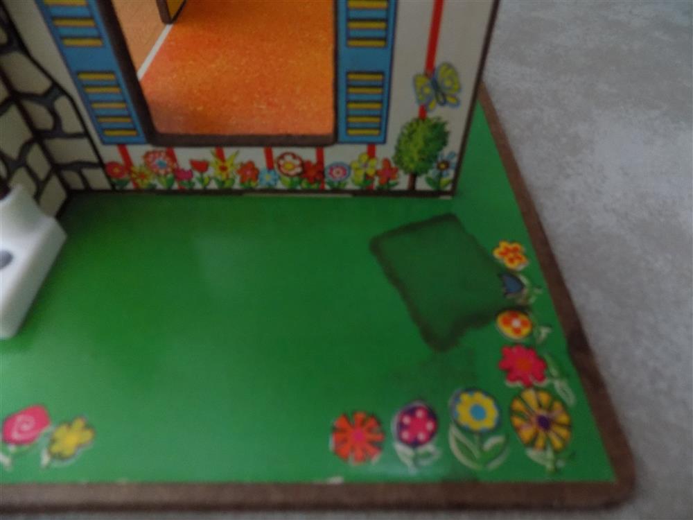 Vintage Fisher-Price Little People #909 Play Family Rooms - Complete with Rare Box & Storage Bag (1972-1974) picture 23820