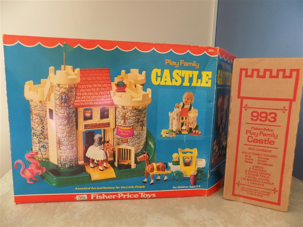 Fisher Price Little People Castle #993 Vintage Mint with Two Boxes picture 23846