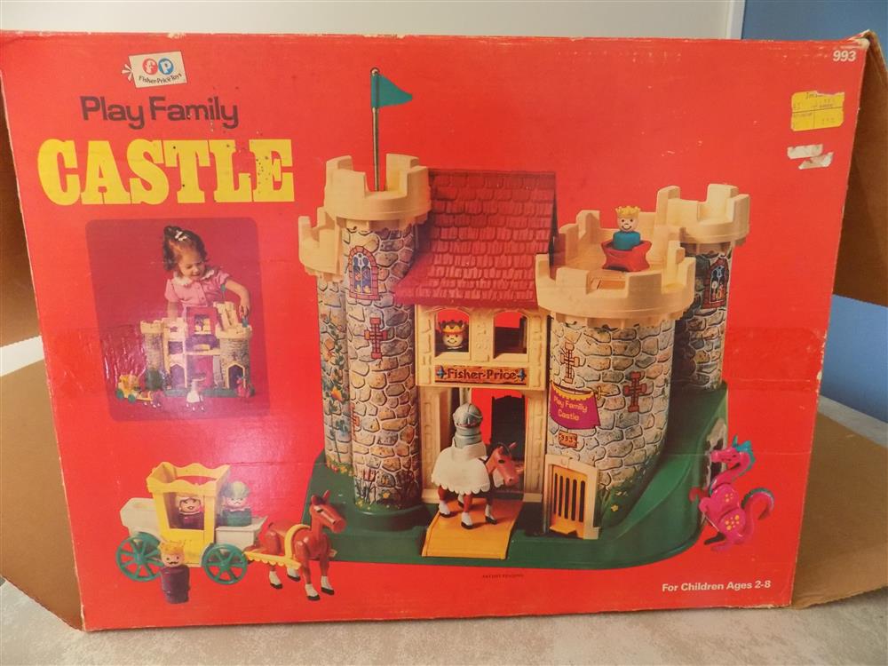Fisher Price Little People Castle #993 Vintage Mint with Two Boxes picture 23852