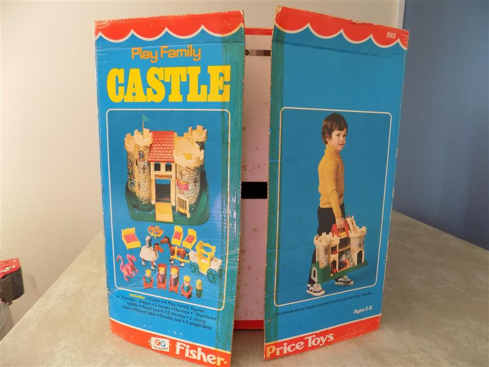 Fisher Price Little People Castle #993 Vintage Mint with Two Boxes picture 23850