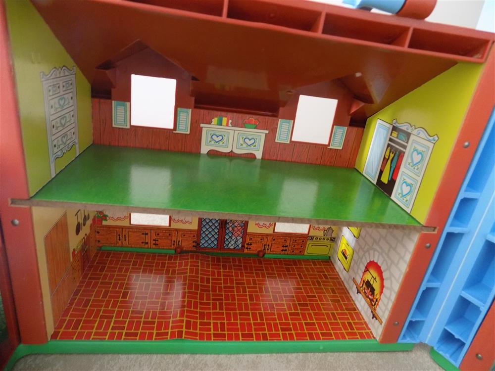 Fisher Price Little People Brown Tudor House #952 Excellent picture 23596