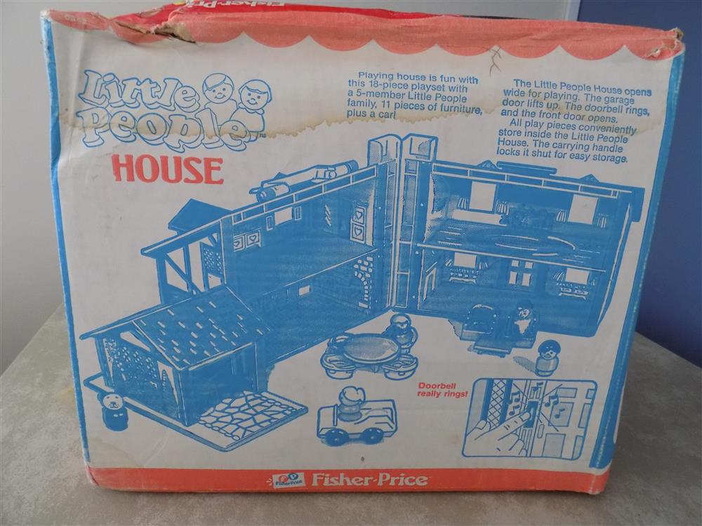 Fisher Price Little People Brown Tudor House #952 Excellent picture 23605