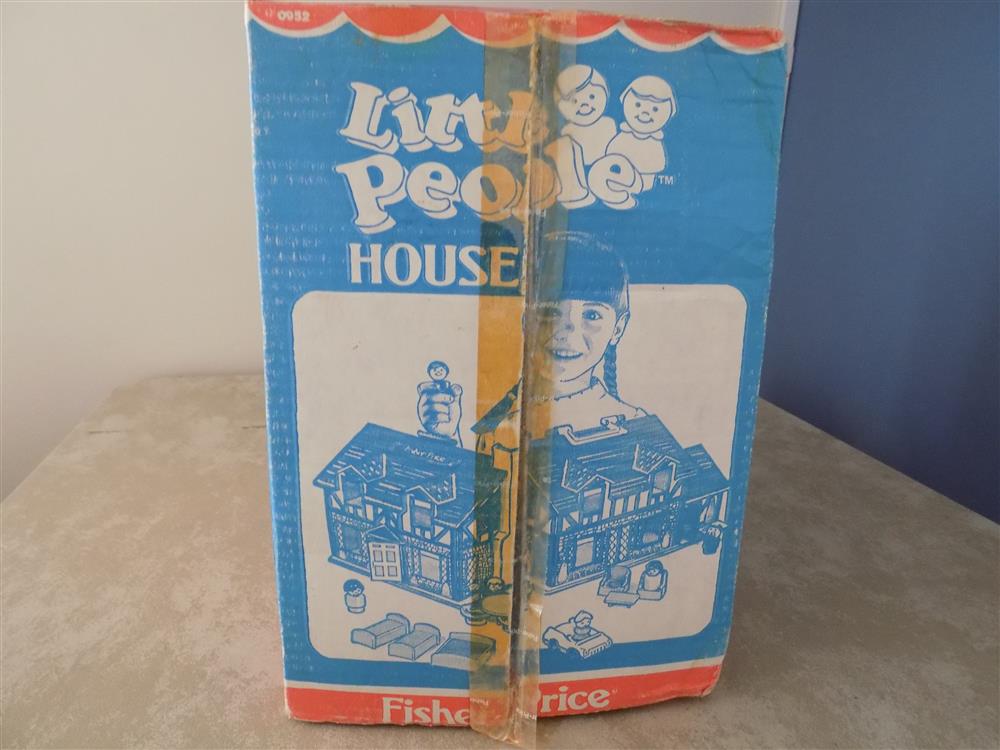 Fisher Price Little People Brown Tudor House #952 Excellent picture 23608