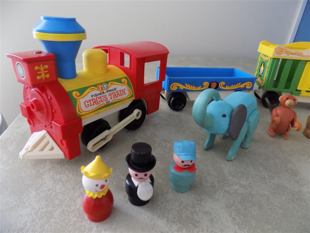 Fisher Price Little People Circus Train #991 Excellent picture 23855